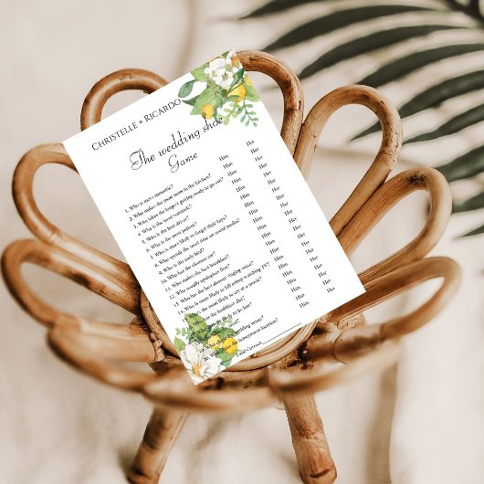 レモ結婚ンのシューゲーム，バチェロレッテゲーム 案内状