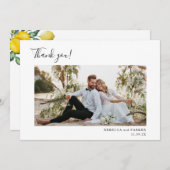 レモ結婚ンスの写真 サンキューカード (正面/裏面)