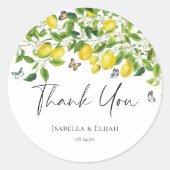 レモ結婚ン ラウンドシール (正面)