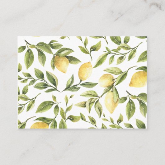 レモ葉ンとソングリク結婚スト エンクロージャーカード (裏面)