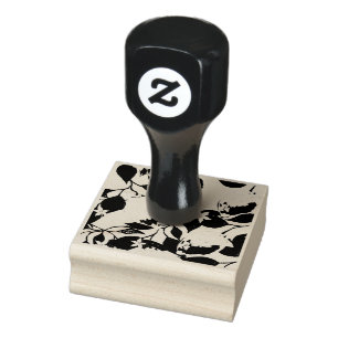 レモ葉ンの花の葉シームレスなパターン ラバースタンプ