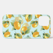 レモ葉ンズ：水彩シームレスプリント Case-Mate iPhoneケース (裏面 (横))