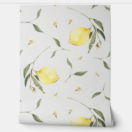 レモ鮮やかン果実模様 壁紙