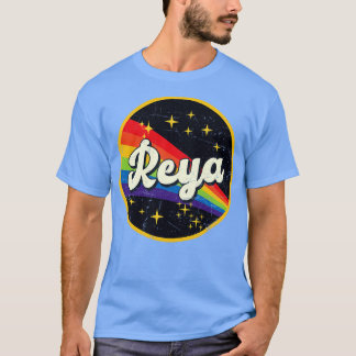 レヤレインボーイン宇宙ヴィンテージGrungeStyle Tシャツ