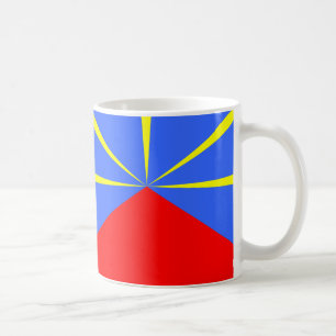 レユニオン島国旗セラミックコーヒーマグ コーヒーマグカップ