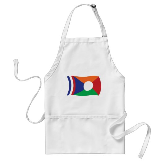 レユニオン旗エプロン スタンダードエプロン (正面)