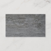 レリーフ、浮き彫りの荒い灰色のコンクリートの壁の質は並びます 名刺 (裏面)