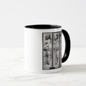 レリーフ、浮き彫りの詳細 マグカップ (正面右)