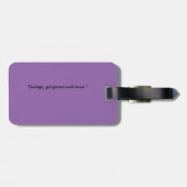 レリーフ、浮き彫りの…荷物のラベル ラゲッジタグ (裏面横)