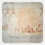 レリーフ、 浮き彫りはAkhethotepのMastabaからボーを描く スクエアシール (正面)