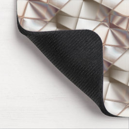 レリーフ、 浮き彫りや深さthに見える形状のシルキーベージュ マウスパッド