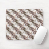 レリーフ、 浮き彫りや深さthに見える形状のシルキーベージュ マウスパッド (マウス)