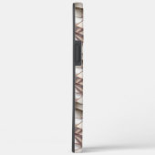 レリーフ、 浮き彫りや深さthに見える形状のシルキーベージュ Case-Mate iPhoneケース (裏面 / 右)