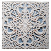 レリーフ、 浮き彫りフェイクフローラモロッコタイルホームデコールアクセント タイル (正面)