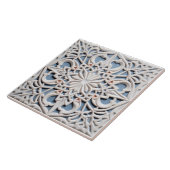 レリーフ、 浮き彫りフェイクフローラモロッコタイルホームデコールアクセント タイル (側面)