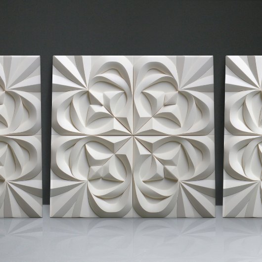 レリーフ、 浮き彫りフェイクフローラモロッコタイルホームデコールアクセント タイル