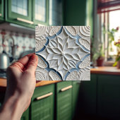 レリーフ、 浮き彫りフェイクフローラモロッコタイルホームデコールアクセント タイル