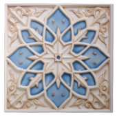 レリーフ、 浮き彫りフェイクフローラモロッコタイルホームデコールアクセント タイル (正面)