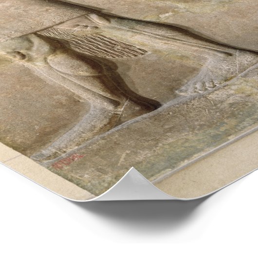 レリーフ、 浮き彫り2人の兵士を発掘する ポスター (角)