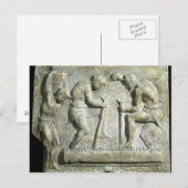 レリーフ、 浮き彫り ポストカード (正面/裏面)