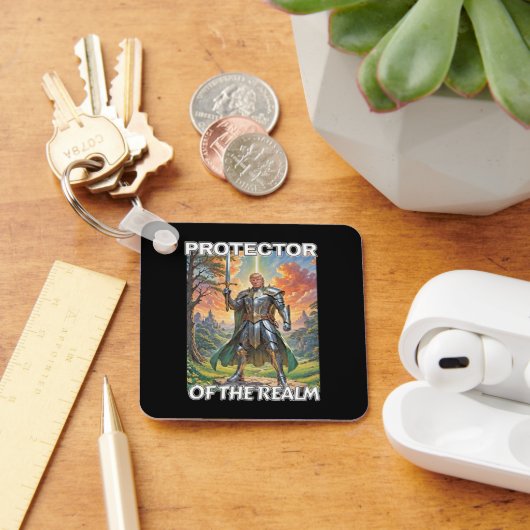 レルムの保護者 – トランプ大統領 キーホルダー (デスク)