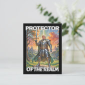 レルムの保護者 – トランプ大統領 ポストカード (スタンド正面)