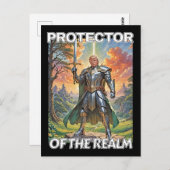 レルムの保護者 – トランプ大統領 ポストカード (正面/裏面)