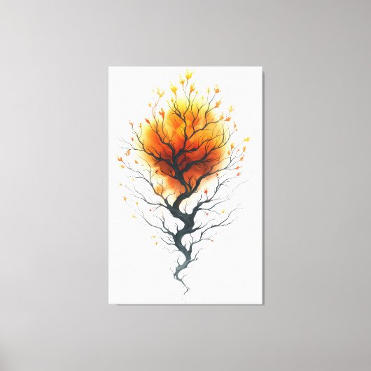 レルムの入力 キャンバスプリント (正面)