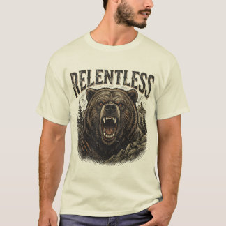 レレントレス ベア ヴィンテージ グラフィック Tシャツ