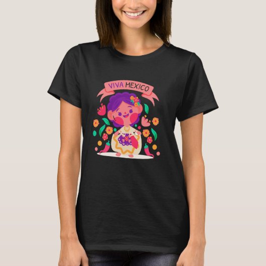 レレ・メキシカンドール ¡ビバ・メヒコ! Tシャツ (正面)