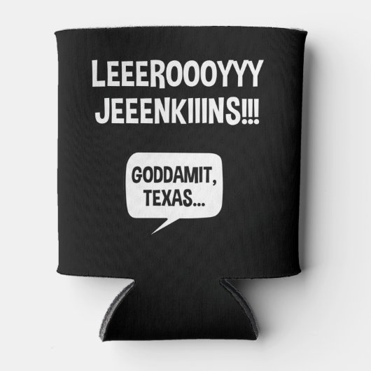 レロイジェンキンステキサス州 缶クーラー (正面)