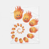 レロイズイリュージョンフリースブランケット フリースブランケット (正面)