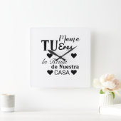 レロジュディデラマドレ スクエア壁時計 (ホーム)