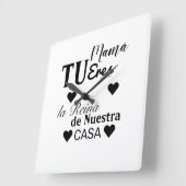 レロジュディデラマドレ スクエア壁時計 (傾斜)