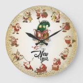 レロジュドゥパレコンパパノエフェリツアニョヌエボ ラージ壁時計 (正面)