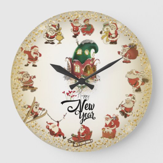 レロジュドゥパレコンパパノエフェリツアニョヌエボ ラージ壁時計 (正面)