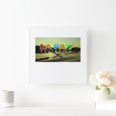 レロジュラパツトゥリスティカ スクエア壁時計 (ホーム)