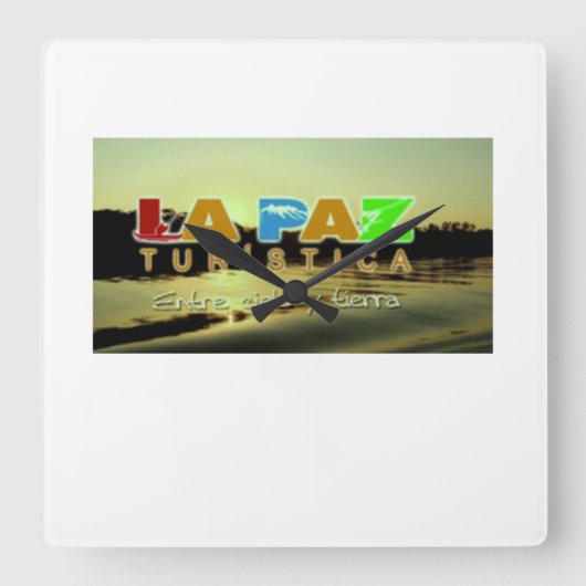 レロジュラパツトゥリスティカ スクエア壁時計 (正面)