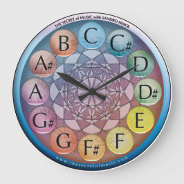 レロジョミュージカルオセグレドダムシカ ラージ壁時計