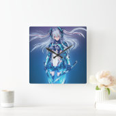 レロジ·デ·アニメ スクエア壁時計 (ホーム)