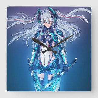 レロジ·デ·アニメ スクエア壁時計