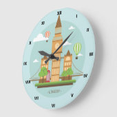 レロジ・ド・ペア・ロンドン  ラージ壁時計 (傾斜)