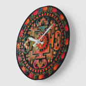 レロージデパレッデコンエスティロメキシカーノ ラージ壁時計 (傾斜)