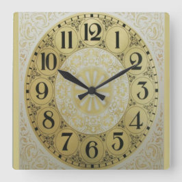 レロージドラド スクエア壁時計