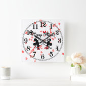 レロージュデパレッド スクエア壁時計 (ホーム)