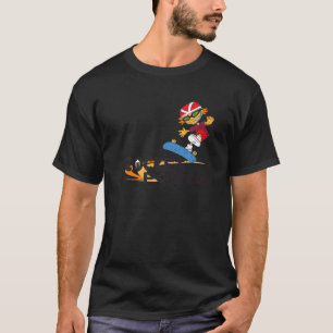 レンとスティムピー・オットーのスケートボードトリック Tシャツ