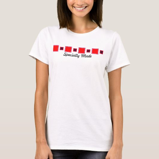 レンガで作られた Tシャツ (正面)