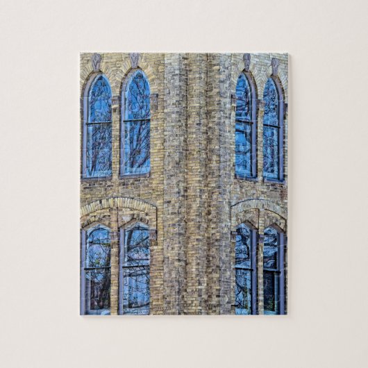 レンガとガラス – 8x10 - 110個 ジグソーパズル (縦)