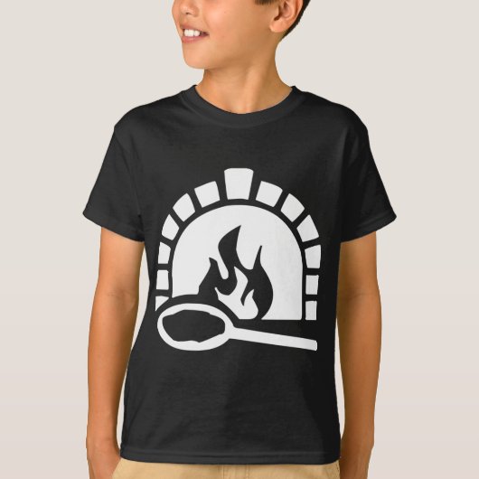 レンガのオーブン用ピザ Tシャツ (正面)