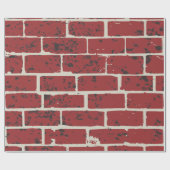 レンガのタイル貼りイメージ ラッピングペーパー (フラット)